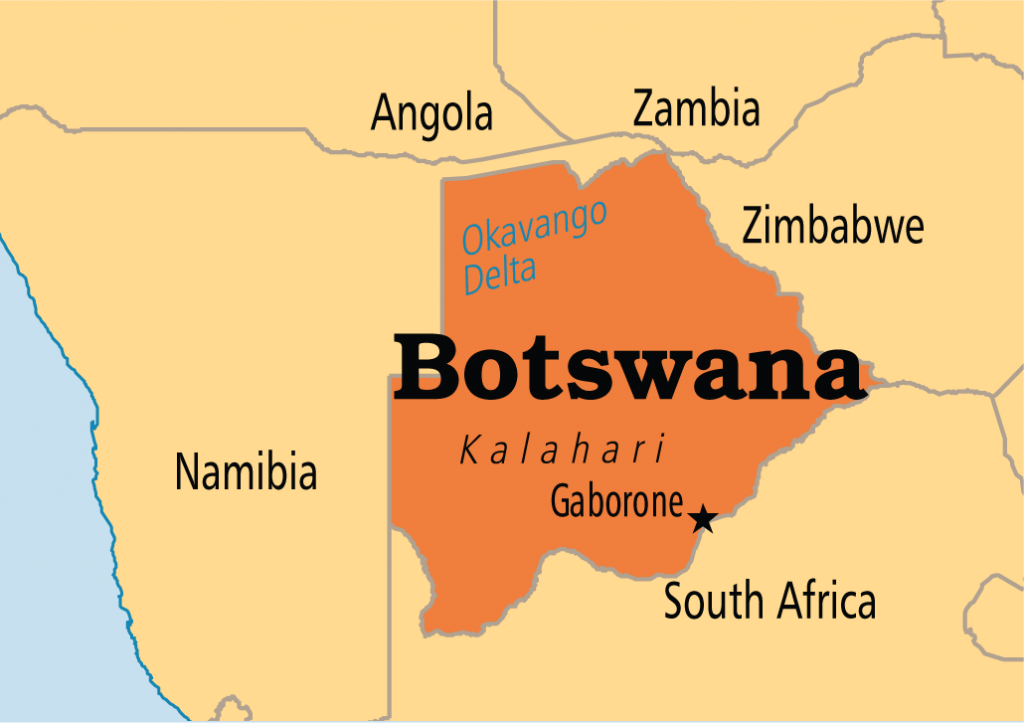 Botswana map | Photos : Special