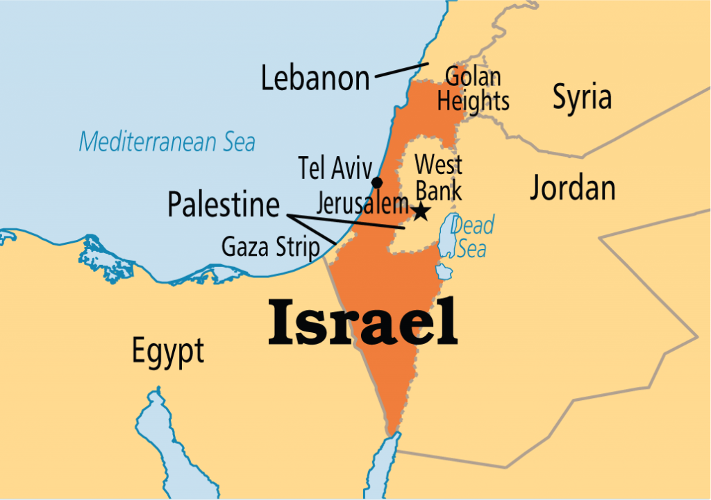 Israel map | Photos : Wikipedia