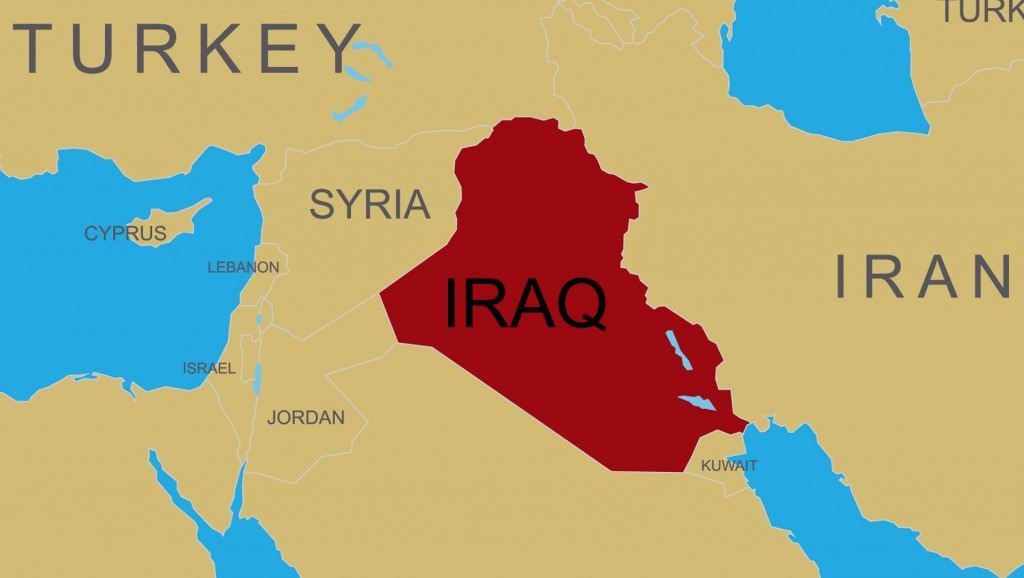 Iraq map.