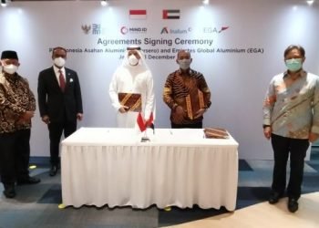 Inalum gandeng EGA bangun smelter senilai US$800 juta
