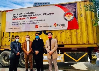 20 ton briket arang kelapa asal Indonesia masuk pasar Turki