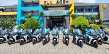 PLN Aceh luncurkan motor listrik di PON Aceh-Sumut