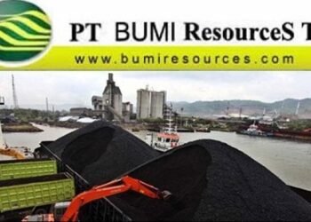 Jumlah produksi batu bara BUMI naik di tahun 2023