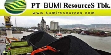 Jumlah produksi batu bara BUMI naik di tahun 2023